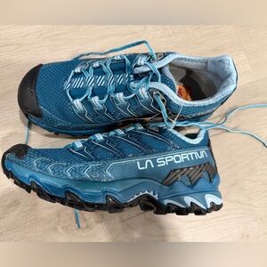 NEW La Sportiva teal blue hiking ortholite hybrid  shoes boots sneakers  37/6w